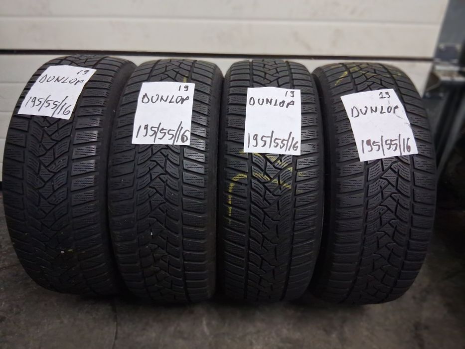 4×195/55/16 M+S.DUNLOP.Stare excelenta.