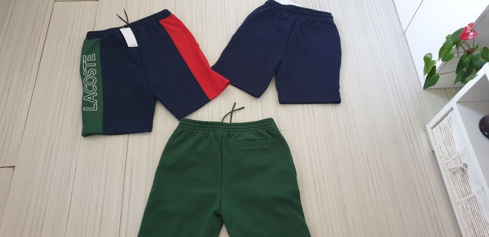 Lacoste Cotton Regular Fit 3 - S  НОВО! ОРИГИНАЛ Мъжки Къси Пант