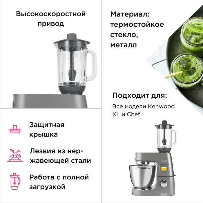 Tермостойкий стеклянный блендер