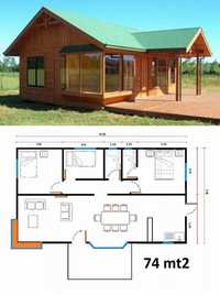Case si Cabane din lemn, dimensiuni in functie de preferintele clienti