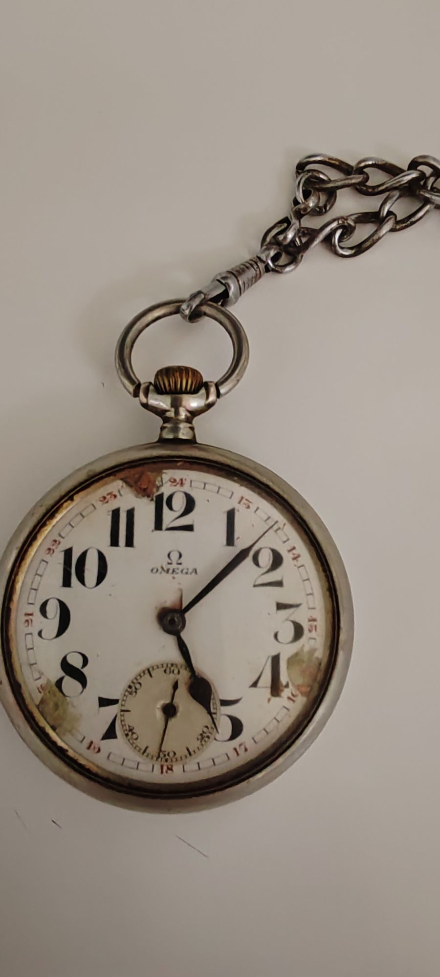 Omega ceas de buzunar foarte vechi