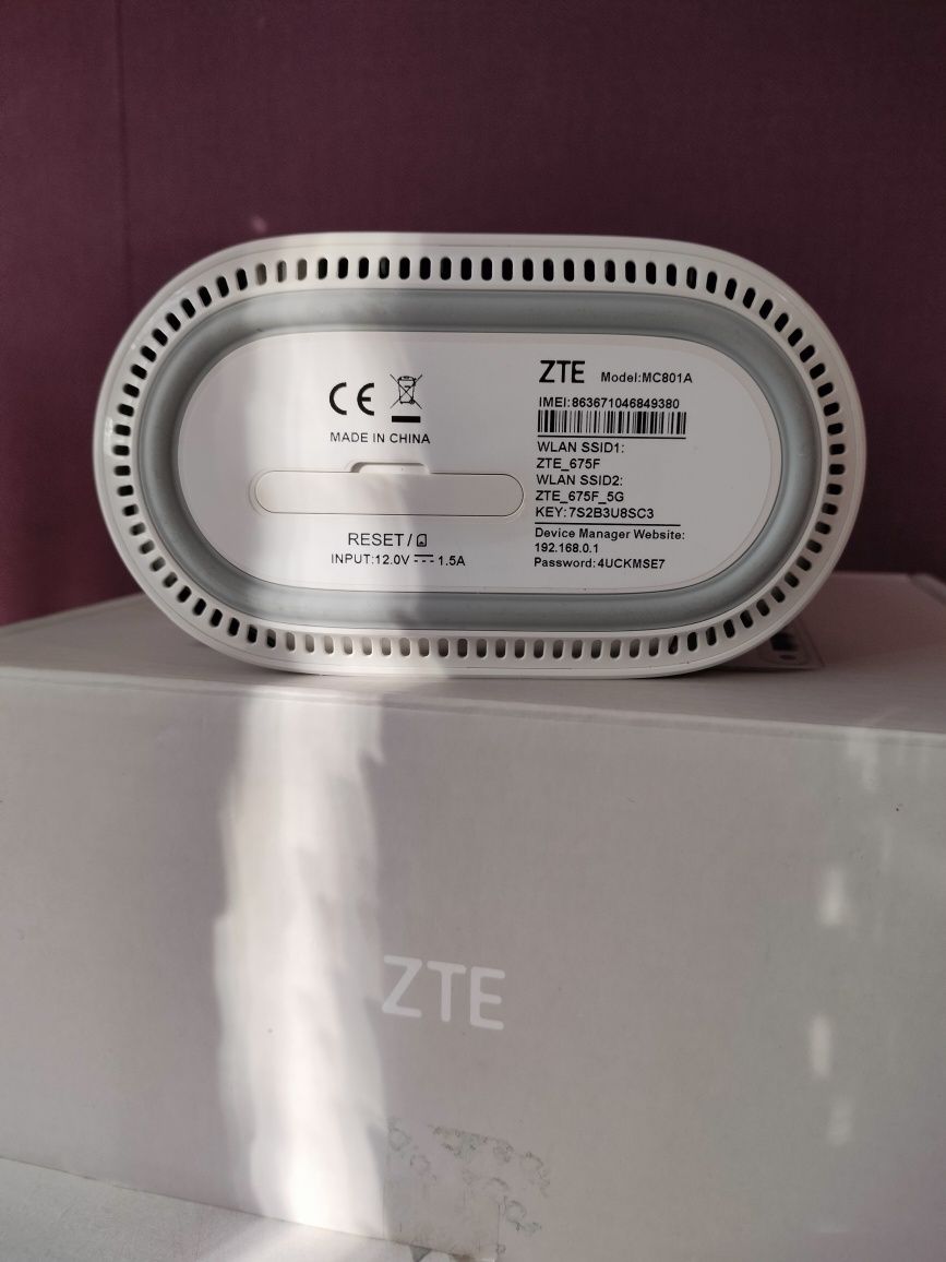 5G Рутер ZTE MC801A