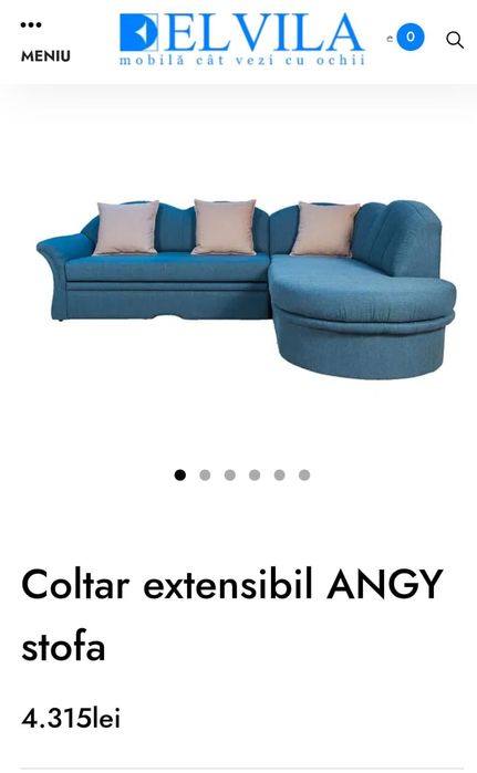 Vând coltar extensibil ANGI de la ELVILA.