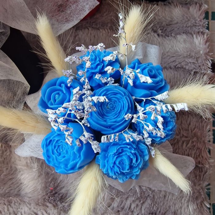 Buchet flori din ceara