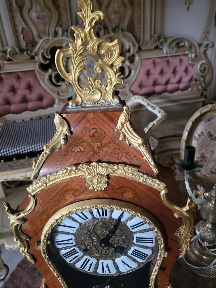 Красив каминен часовник Boulle