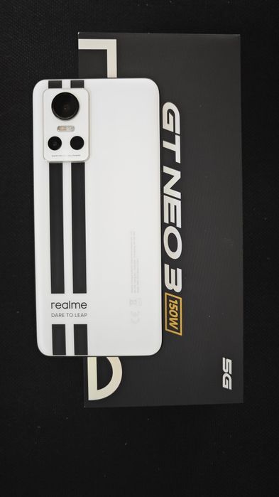 Realmi GT NEO 3 12/256GB 150W със зарядно и кабел!
