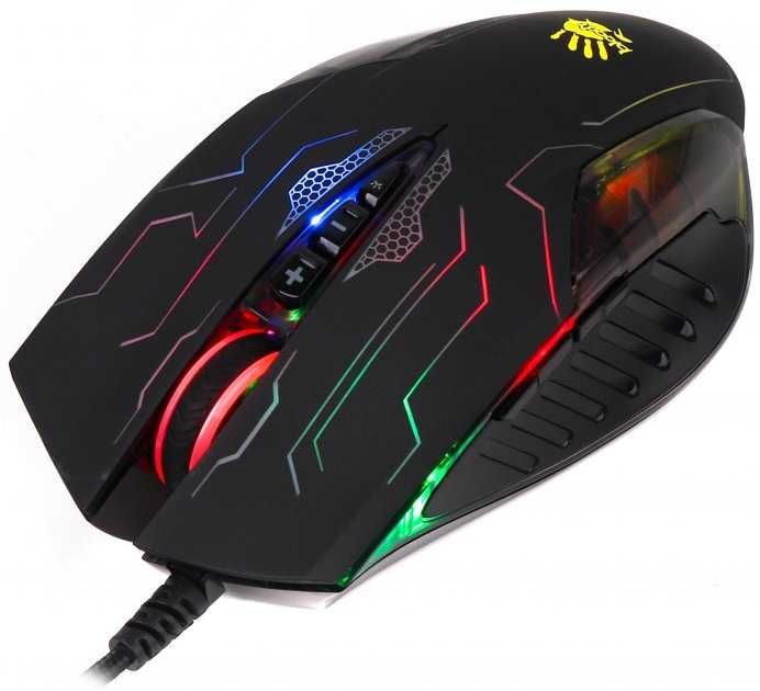 Проводная игровая мышь Bloody Q81/Q80/Q50 Neon X'Glide Gaming Mouse