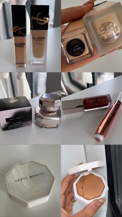 Гримове Fenty, Ysl, Tarte