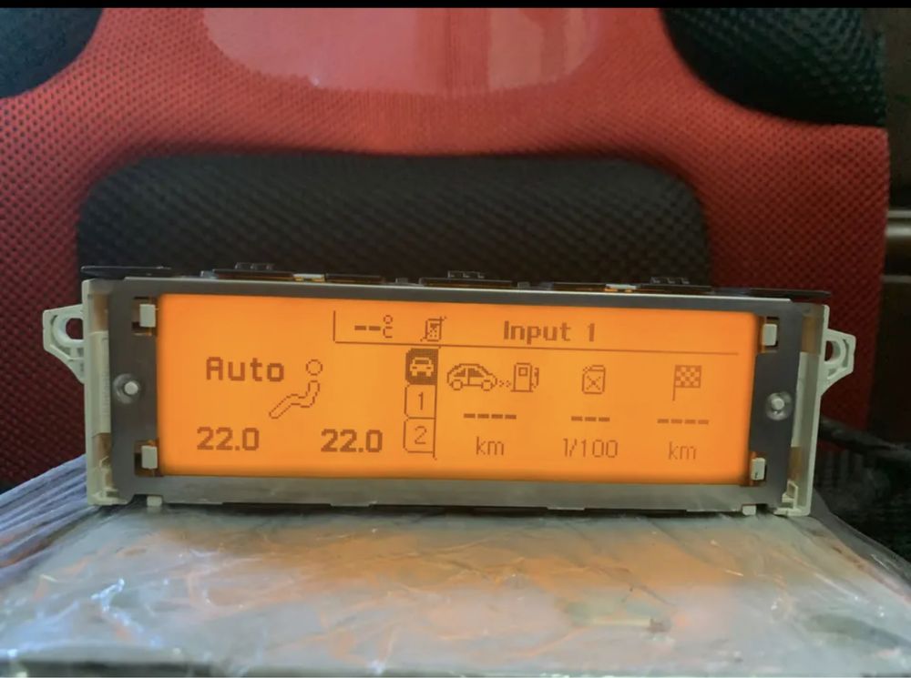 Display Afisaj Bord Ecran Informatii Peugeot 307 407 Mufa 12 Pini