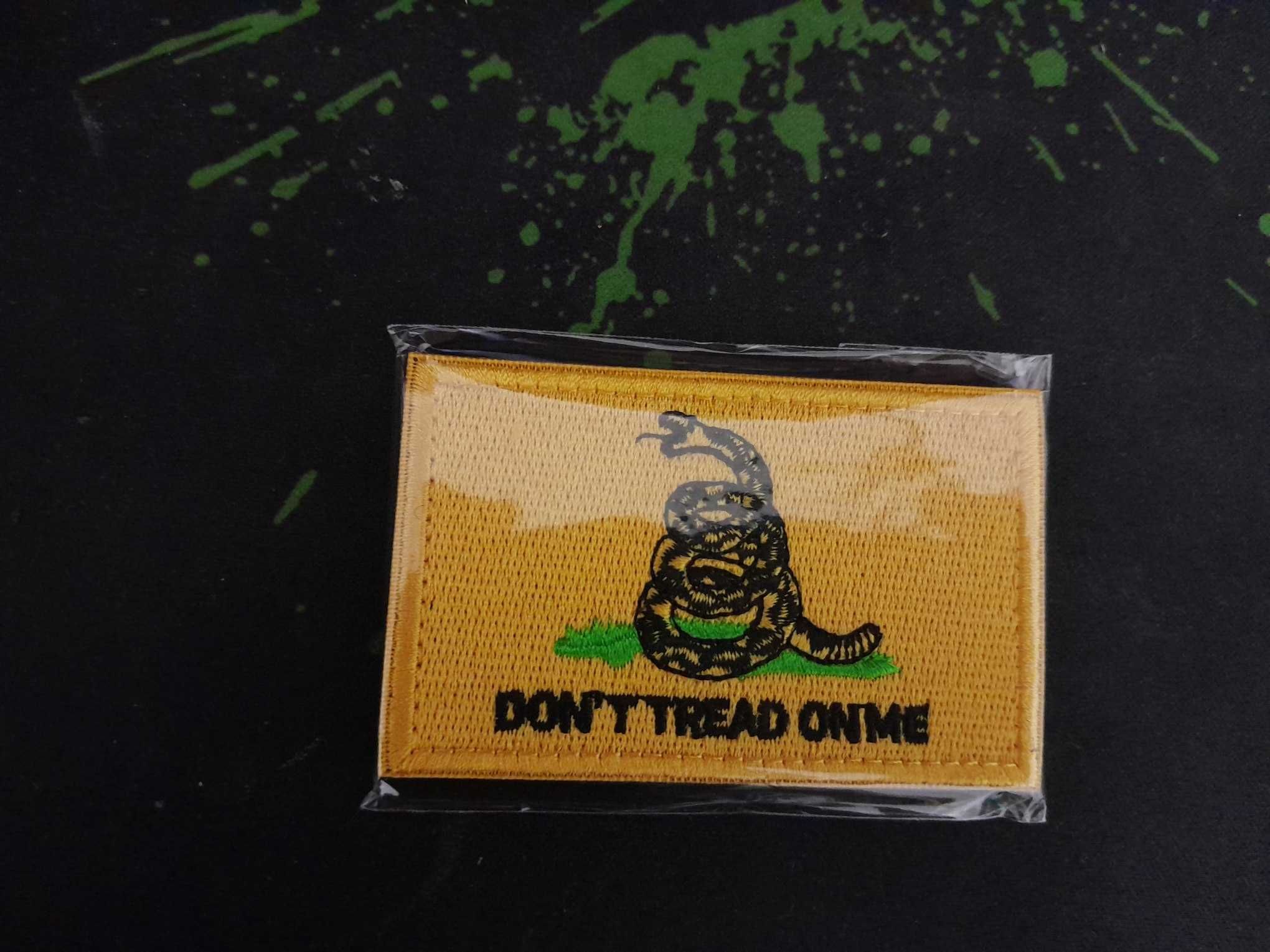 Тактическая Нашивка Патч Шеврон DONT TREAD ON ME