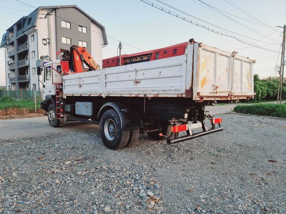 MAN Silent 19.403 bascula  19 tone macara Palfinger PK11001 A