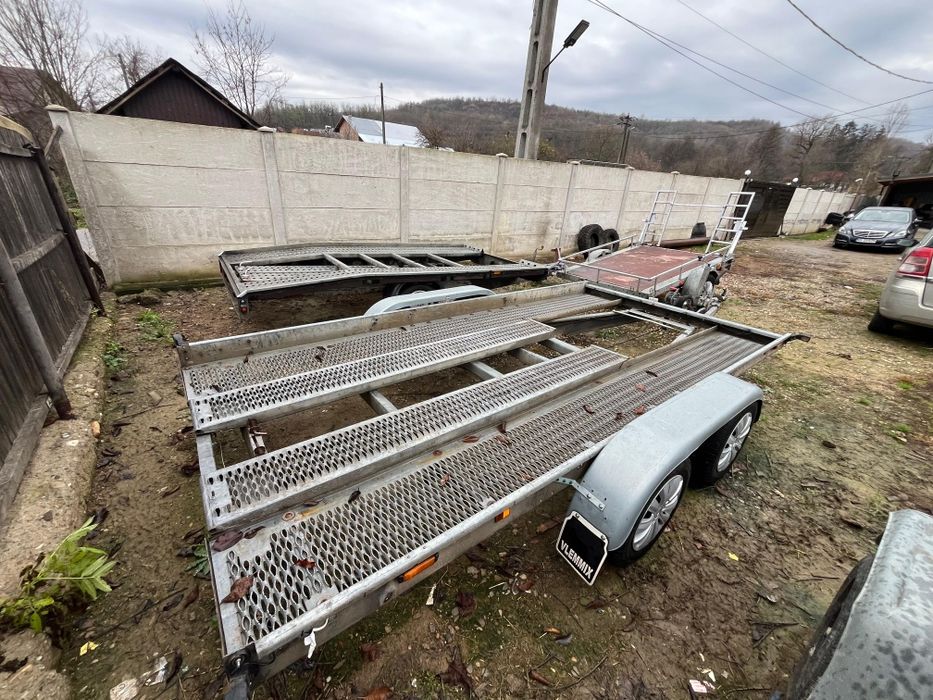 Platforma / remorca auto 750/1800/2000kg cu o axa / doua axe stare per