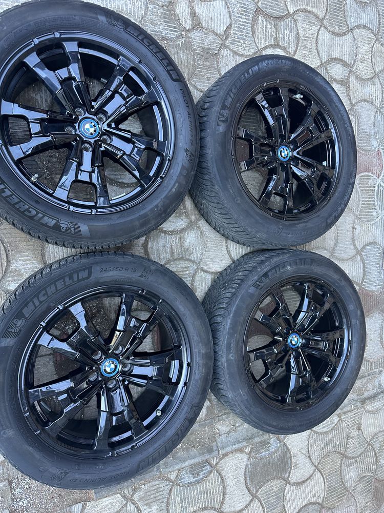 Roti BMW originale 19, IS 34, cauciucuri de iarna Michelin 245/50/R19