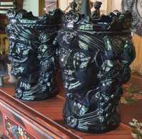 Pereche Vase Ceramică *** vintage / antic / vechi / retro ***