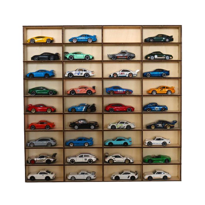 4 x Raft de masinute pentru hotwheels 36 locuri