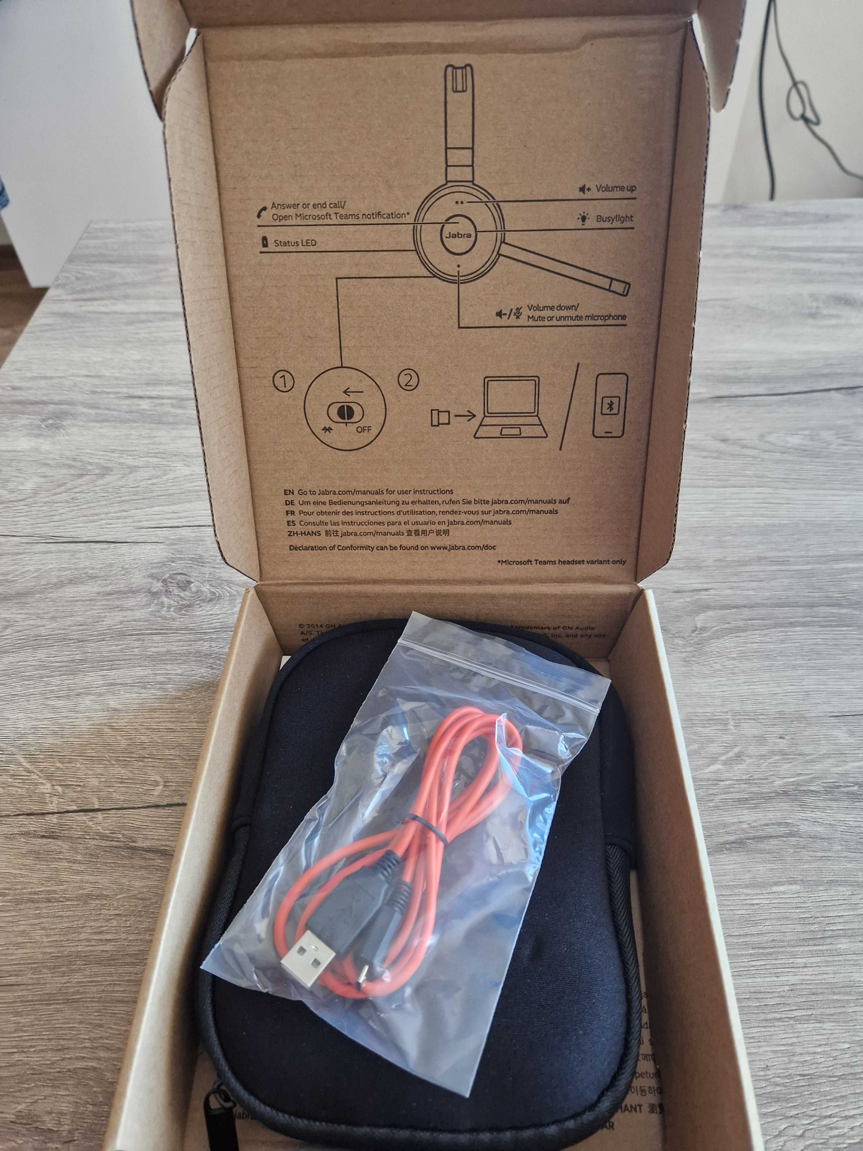 Слушалки Jabra Evolve 65 UC duo Bluetooth