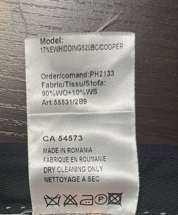 Costum barbati din stofa 90% lana,mar 50
