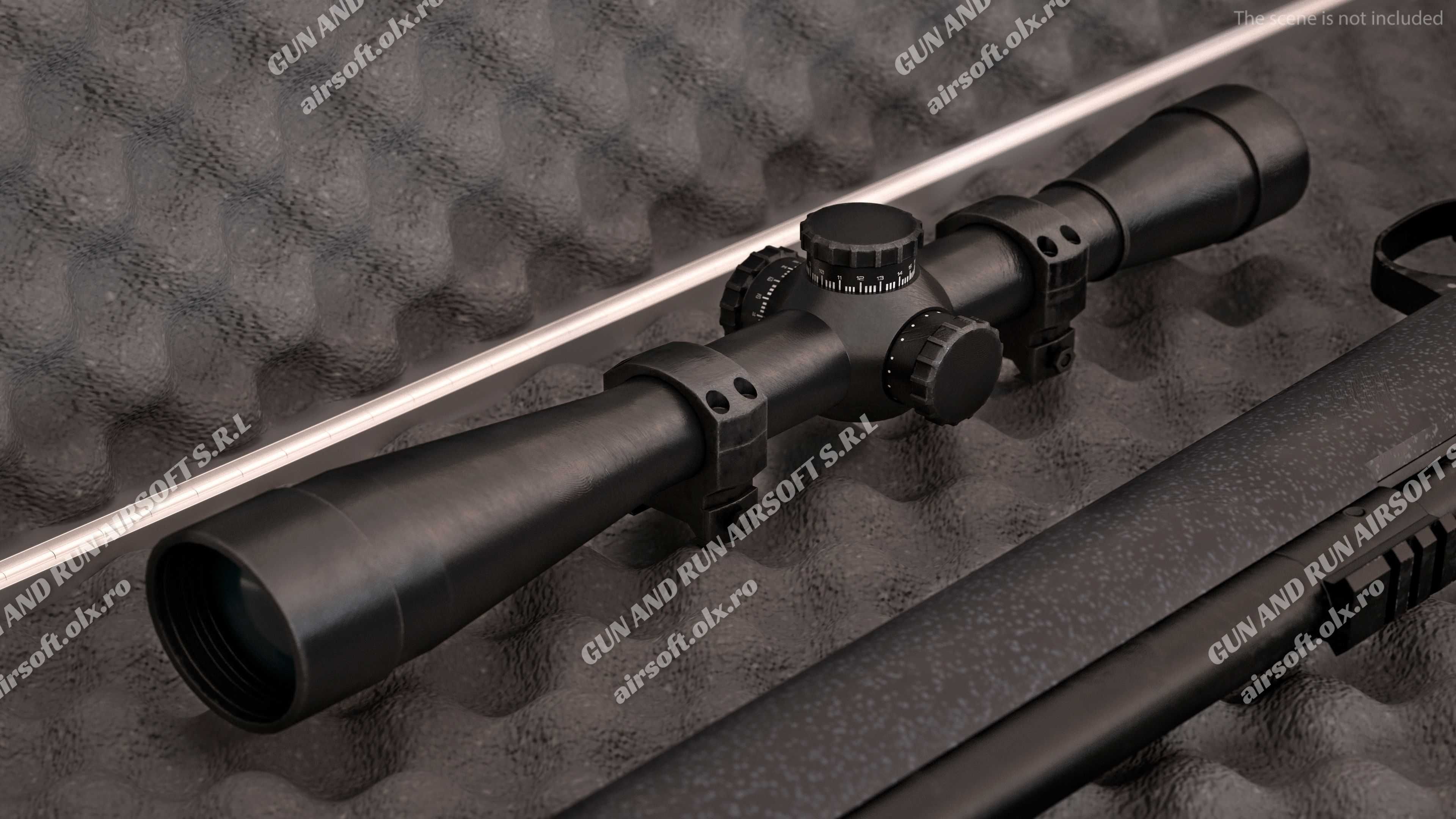 MODEL NOU!! Pusca Airsoft (CU AER COMPRIMAT ARC) Arc Cal.6mm Cu Luneta