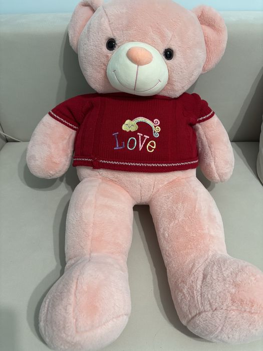 Продам мягкую игрушку (медведь), 2 шт, розовая+белая