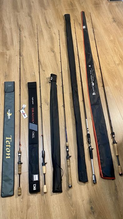 Lansete de spinning baitcasting