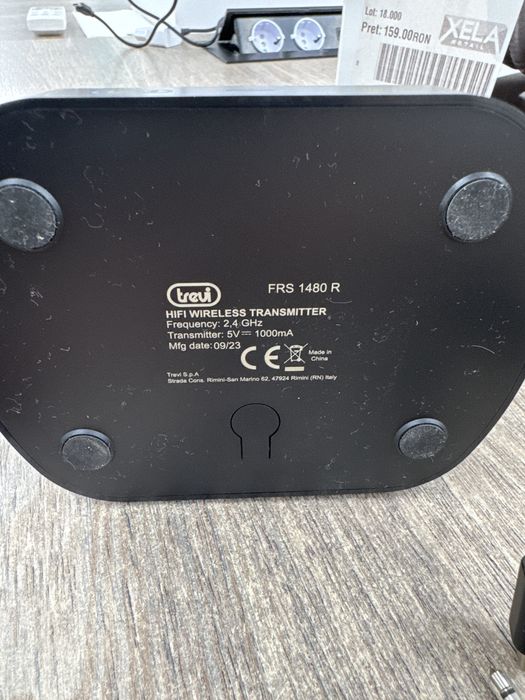 Casti Wirless Trevi cu statie pentru un sunet de calitate