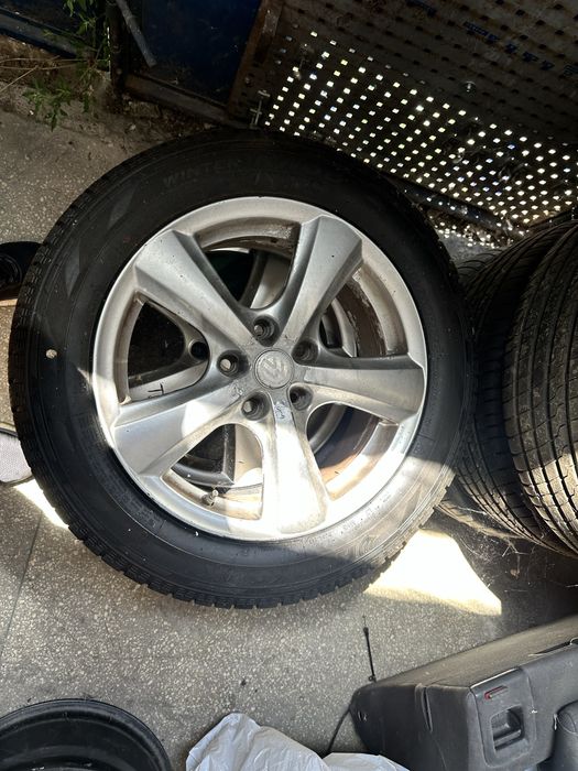 Jante aliaj VW T5,T6 R17 cu anvelope iarna C