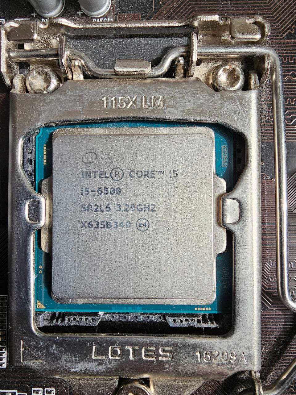 intel i5 6500 3.60 Ghz + Gigabyte GA-B150M-D3H + 8GB DDR4 RAM + Cooler