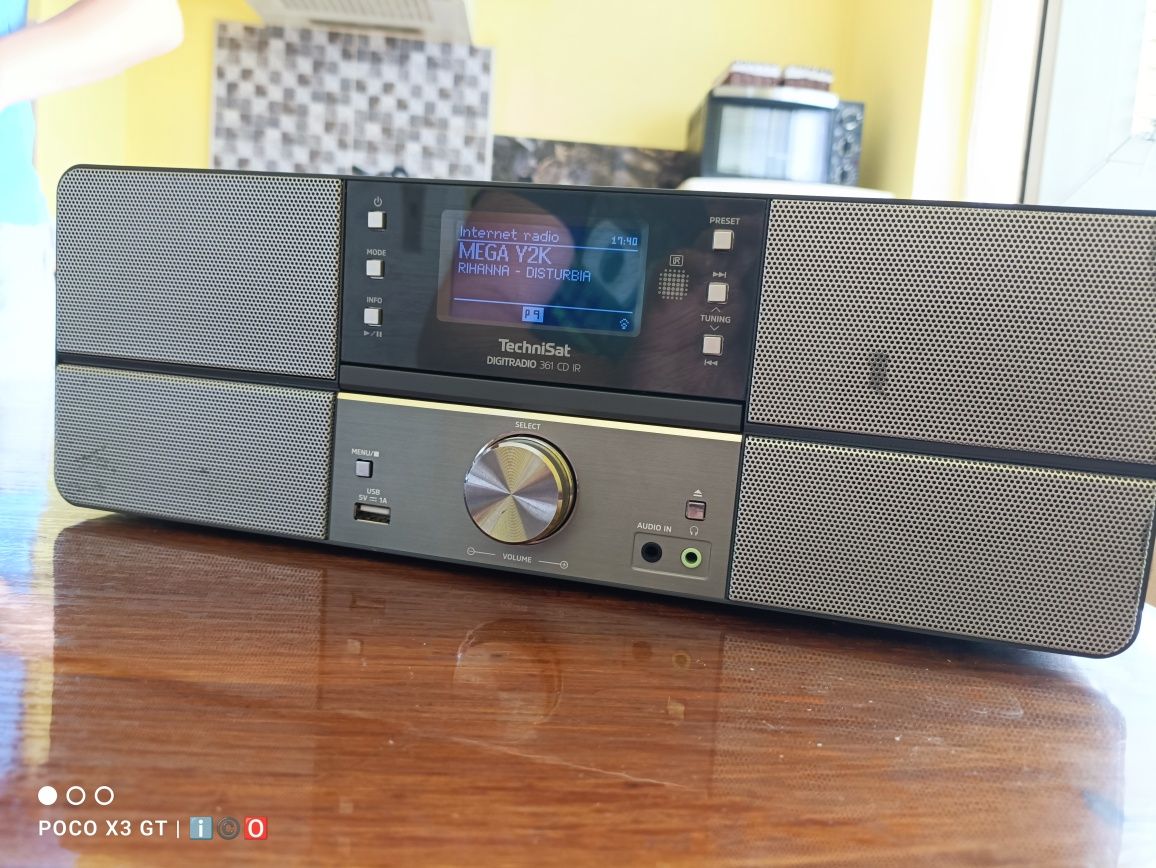Интернет радио TechniSat 361 CD IR (silver, DAB +, FM, WiFi, Bluetoo