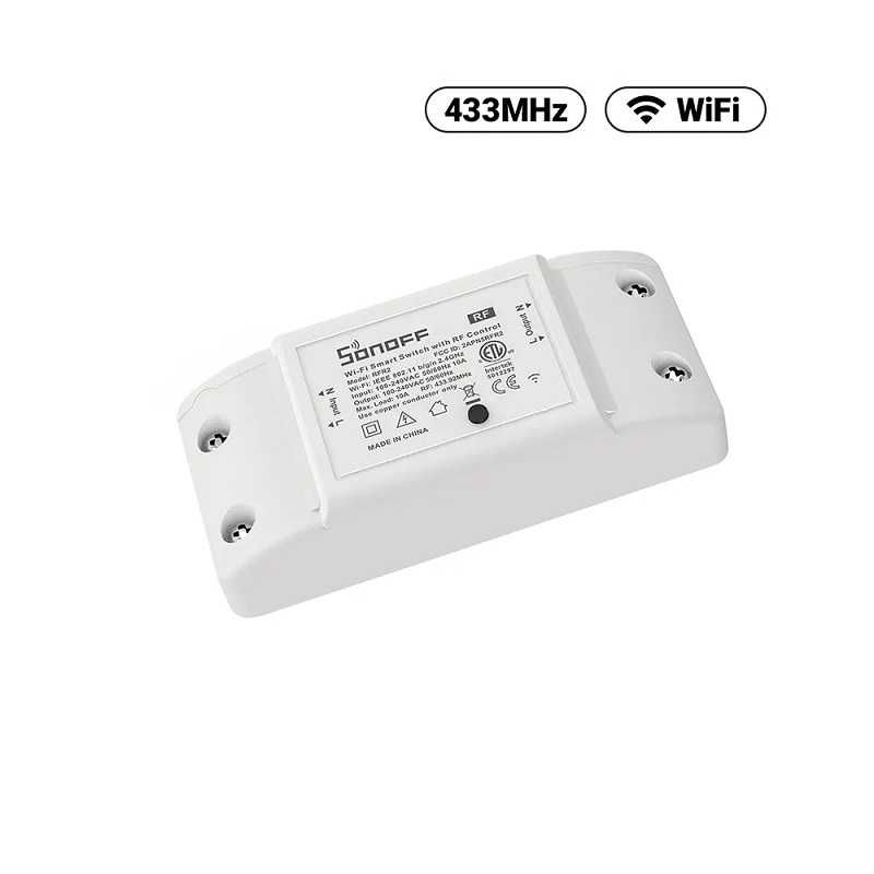 SONOFF Basic RF R2 Wi Fi Интернет ключ/прекъсвач RF-433Mhz