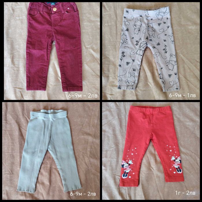 Дрешки за момиче от 3 м до 1 год