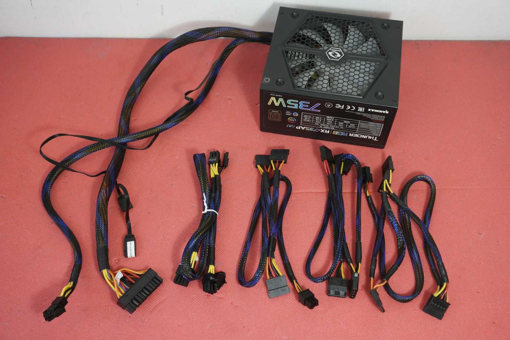 Захранване за компютър PSU 735W Raidmax Thunder RGB / Вкл.ДДС