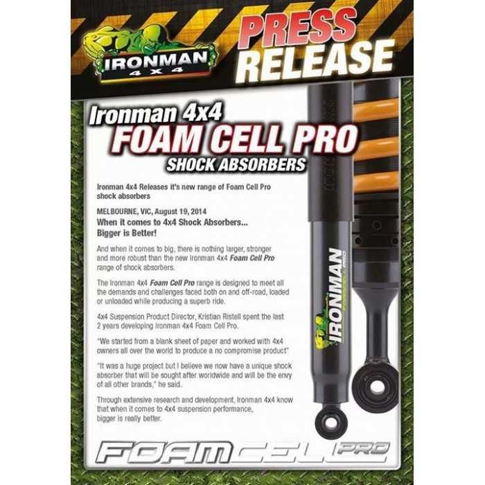 Amortizor Nissan Patrol Heavy Duty Foamcell PRO REPARABIL +5 cm/+10 cm