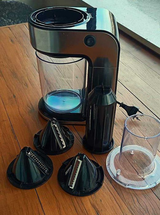 Razatoare WMF 416480011, 80 W, 3 insertii, inox, vas 1,25 litri