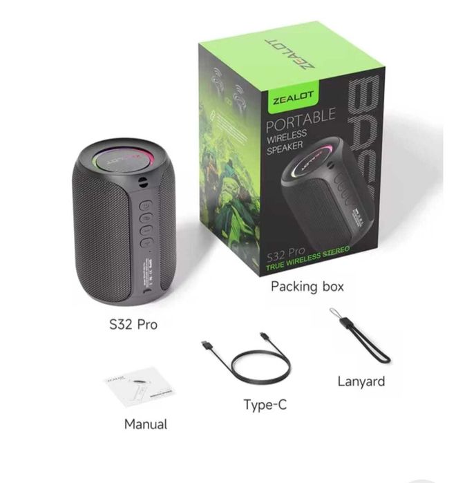 Boxe portabile ZEALOT S32-Pro si S49-Pro noi si sigilate