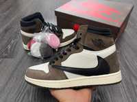 Adidasi AIR JORDAN 1 TRAVIS SCOTT High OG | Tenesi din Piele