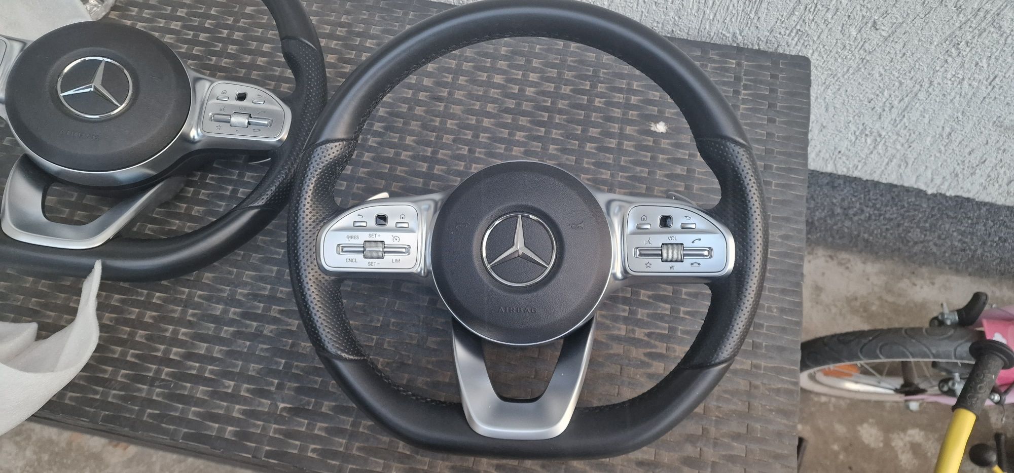 Volan mercedes amg cu padele e clas c clas a clas w213 w164