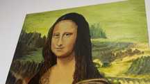 Tablou reproducere Mona Lisa - 64,5 cm x 53,5 cm