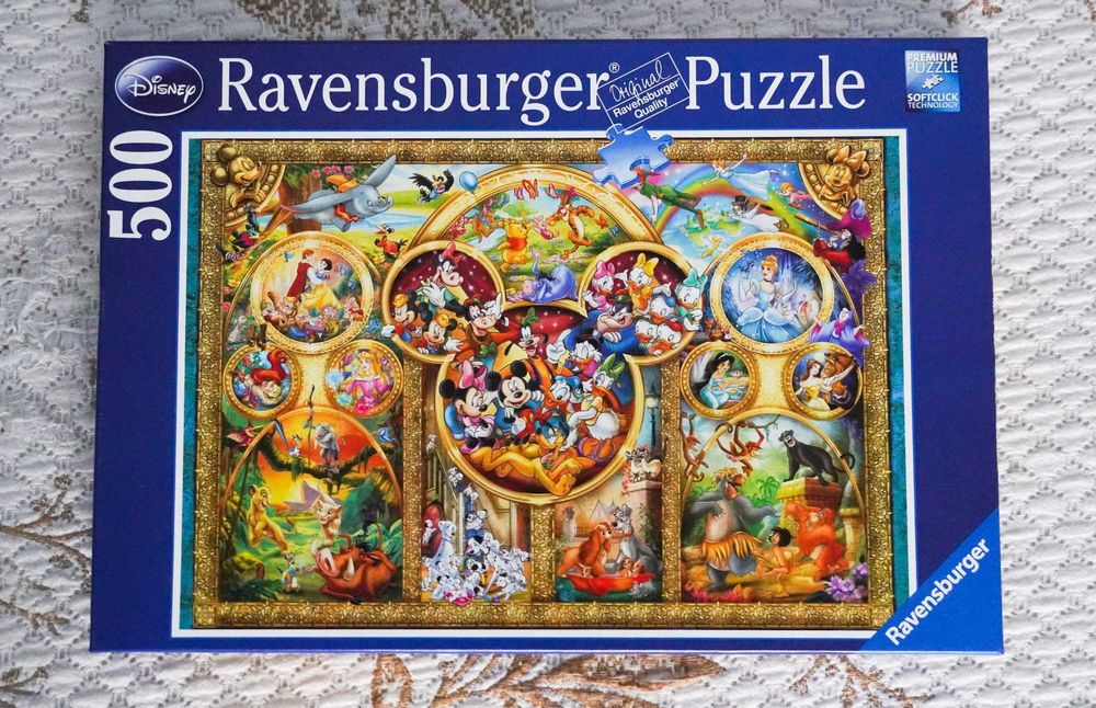 Пъзел Ravensburger - Семейство на Дисни 500 части