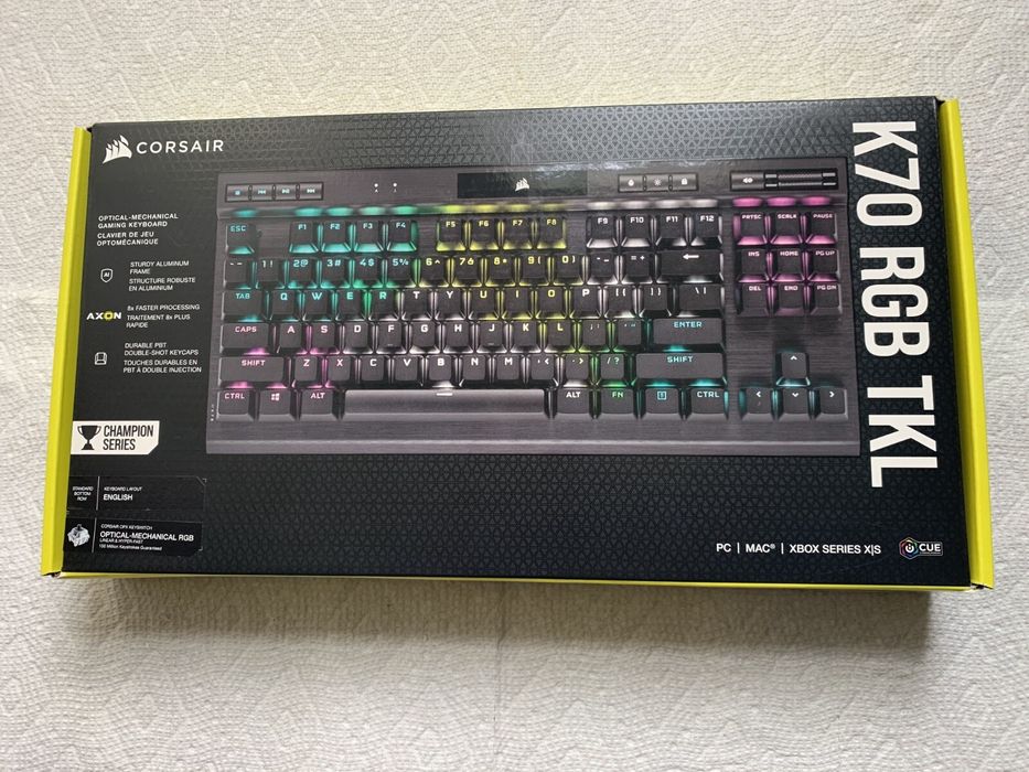 Механическая игровая клавиатура CORSAIR K70 RGB TKL CHAMPION SERIES