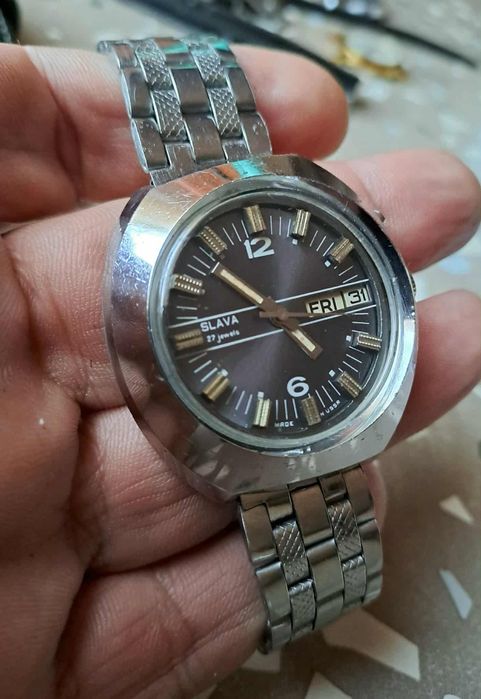 Механичен часовник Слава (27jewels)-Automatic-Работи