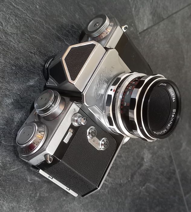 Aparat foto film Edixa Reflex _ colecție, vintage camera