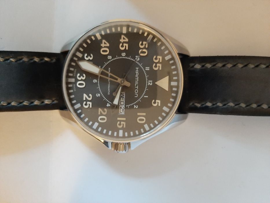 Hamilton khaki  pilot day date auto