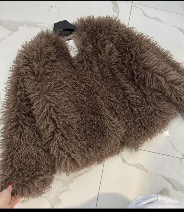 Ново палто  тип монголска вълна перфектно