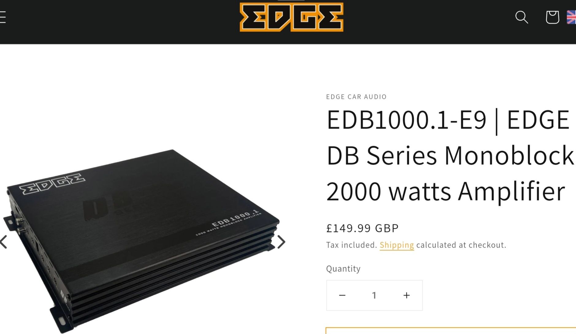 Amplificator cel mai bun EDGE EDB1000.1-E9 1000w rms