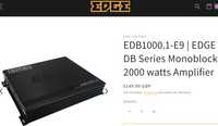 Amplificator EDGE EDB1000.1-E9 1000w rms