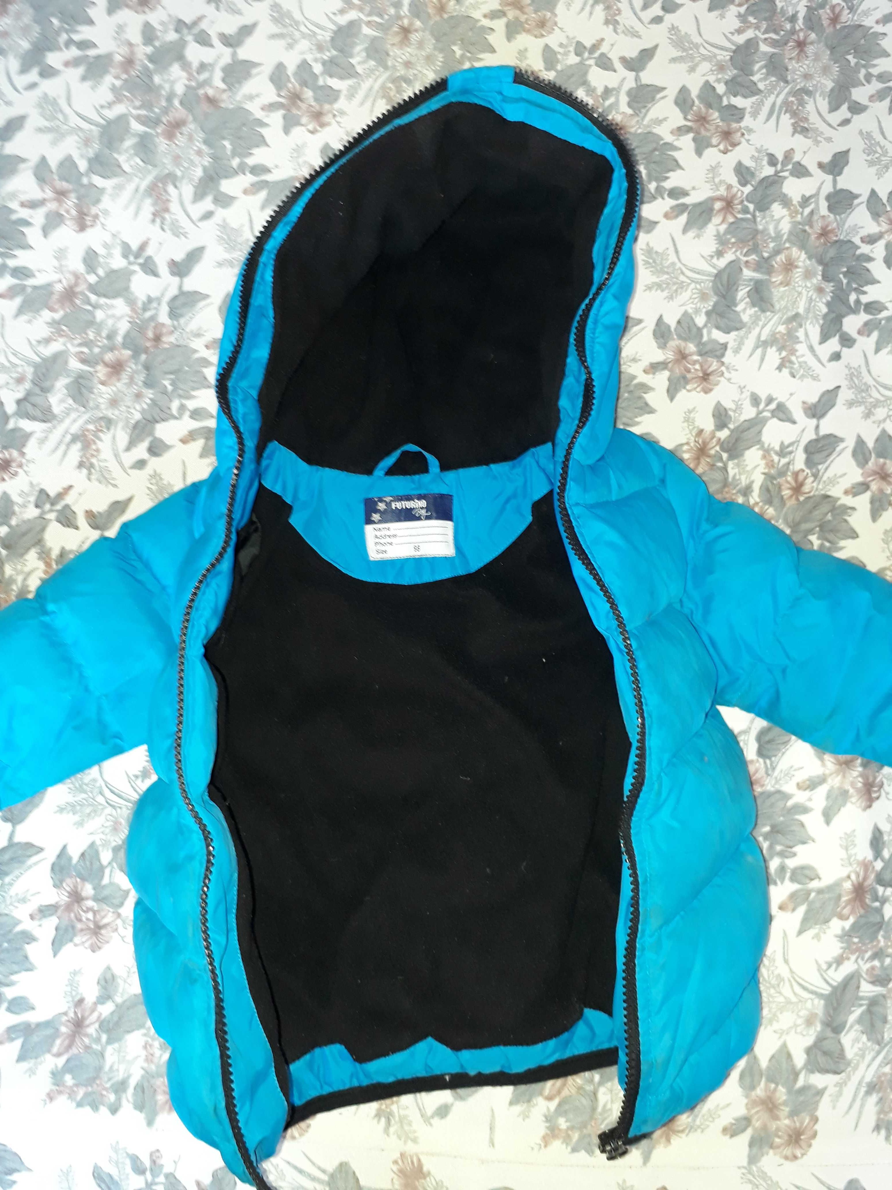 Детская куртка мальчику зимняя теплая стильная комфортная на 3-4 года