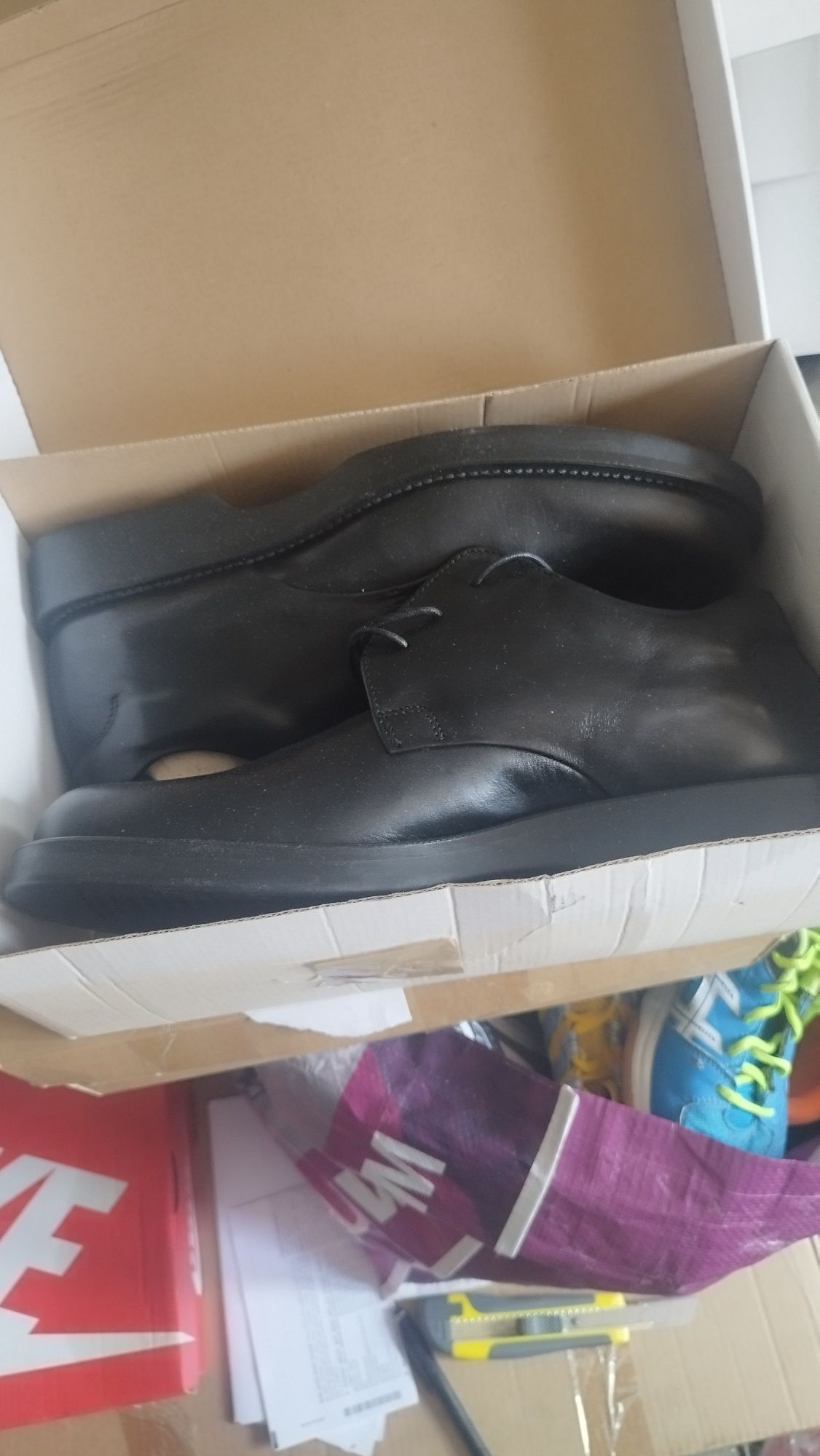 Pantofi bărbați eleganti măr 44 piele naturală noi