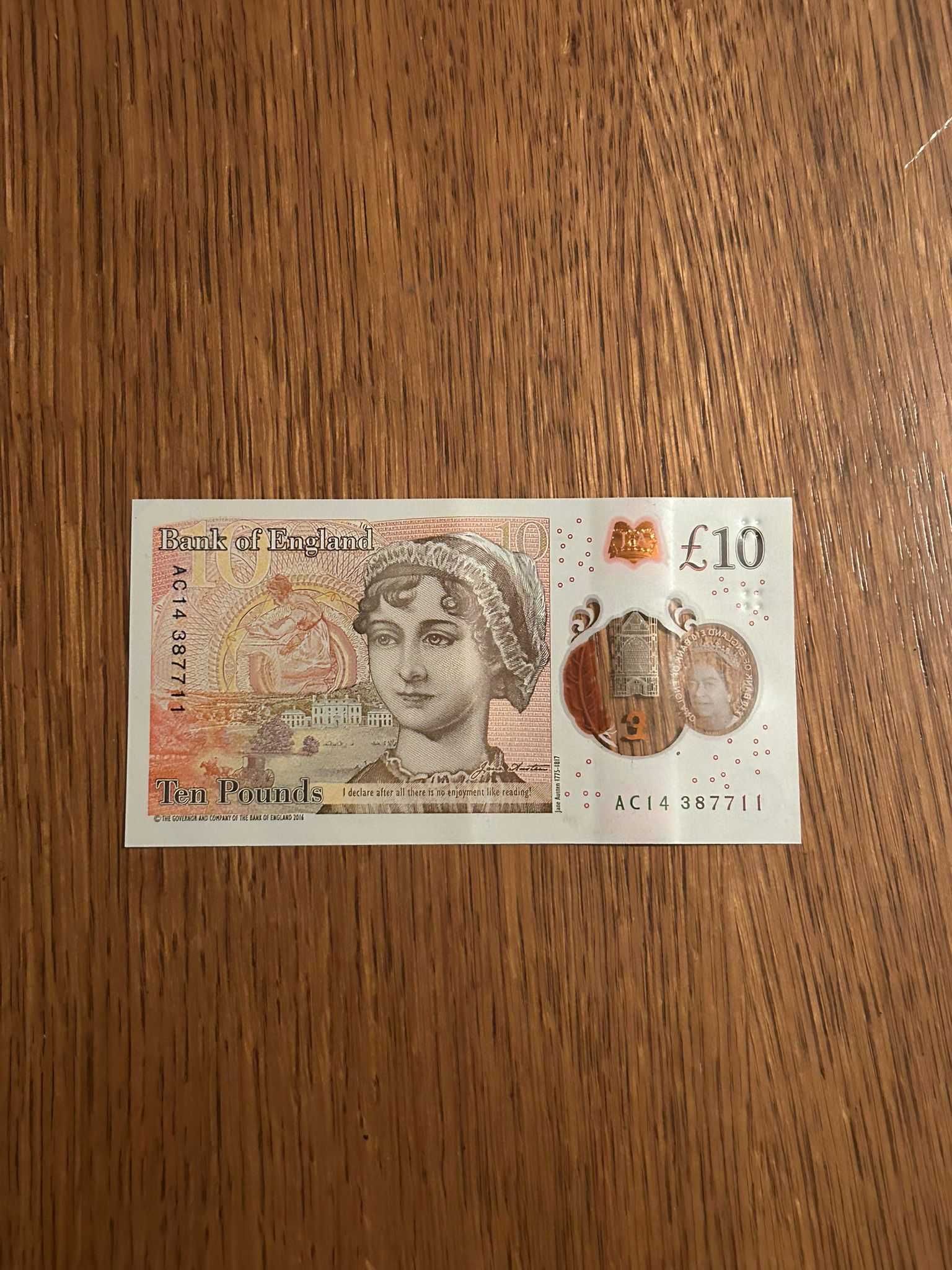 Banca Angliei 10 lire 2016 UK-Queen Elizabeth II