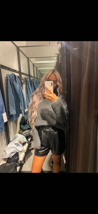 Кожени къси панаталони ZARa