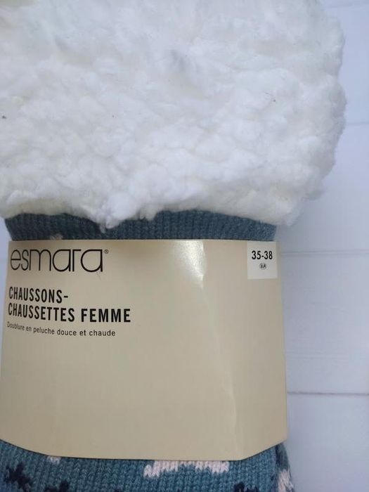 Теплые тапочки-валенки из Германии Esmara
